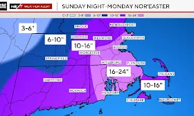 Blizzard warning issued for Boston. Weather maps show where 2 feet of snow could fall in Massachusetts