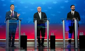 Sparks fly at first NYC mayoral debate with Trump weighing heavily in the air