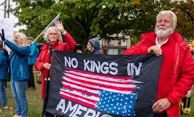 Trump posts fake video dumping brown substance on rally as GOP dismisses No Kings marches
