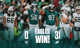 Game Recap: Eagles 31, Raiders 0