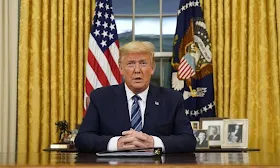 Trump says he'll deliver prime-time address to the nation on Wednesday