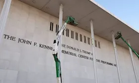 PHOTOS: Kennedy Center adds Trump’s name to memorial Congress created for JFK