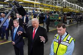 UAW defends union member who heckled Trump at Detroit factory