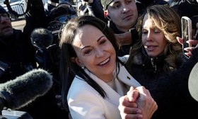 María Corina Machado says she presented Trump with her Nobel peace prize medal