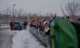 Protest at Minnesota Church Service Adds to Tensions Over ICE Tactics
