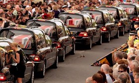 Trump praises British troops after drawing outrage at comments downplaying NATO’s role in Afghanistan