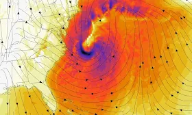 Where a nor’easter will bring heavy snow, strong winds and waves this weekend