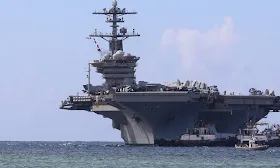 How does US military build-up off Iran compare to the June 2025 strikes?