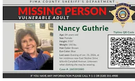 What we know about Savannah Guthrie's missing mother