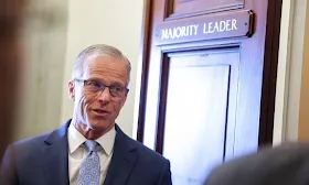 Senate GOP Leader John Thune says he disagrees with Trump that Congress should 'nationalize' elections