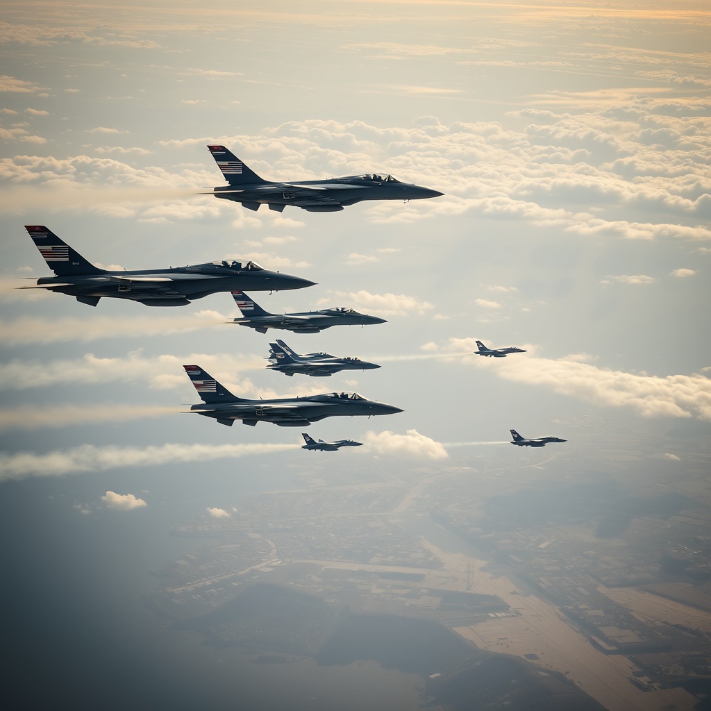 Over 150 U.S. aircraft sweep into Europe, Middle East as Trump mulls strikes