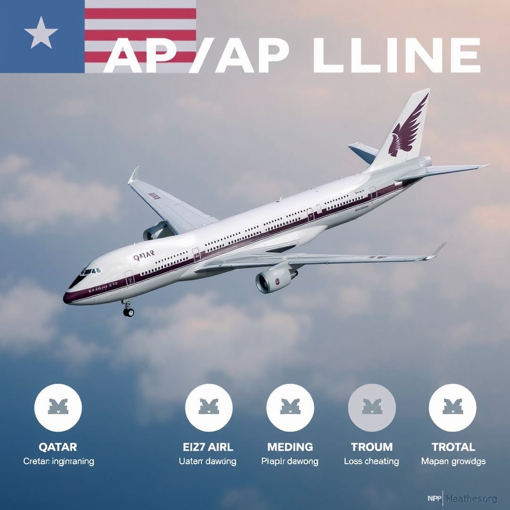 Standing by in San Antonio: the luxury plane from Qatar intended to replace Air Force One