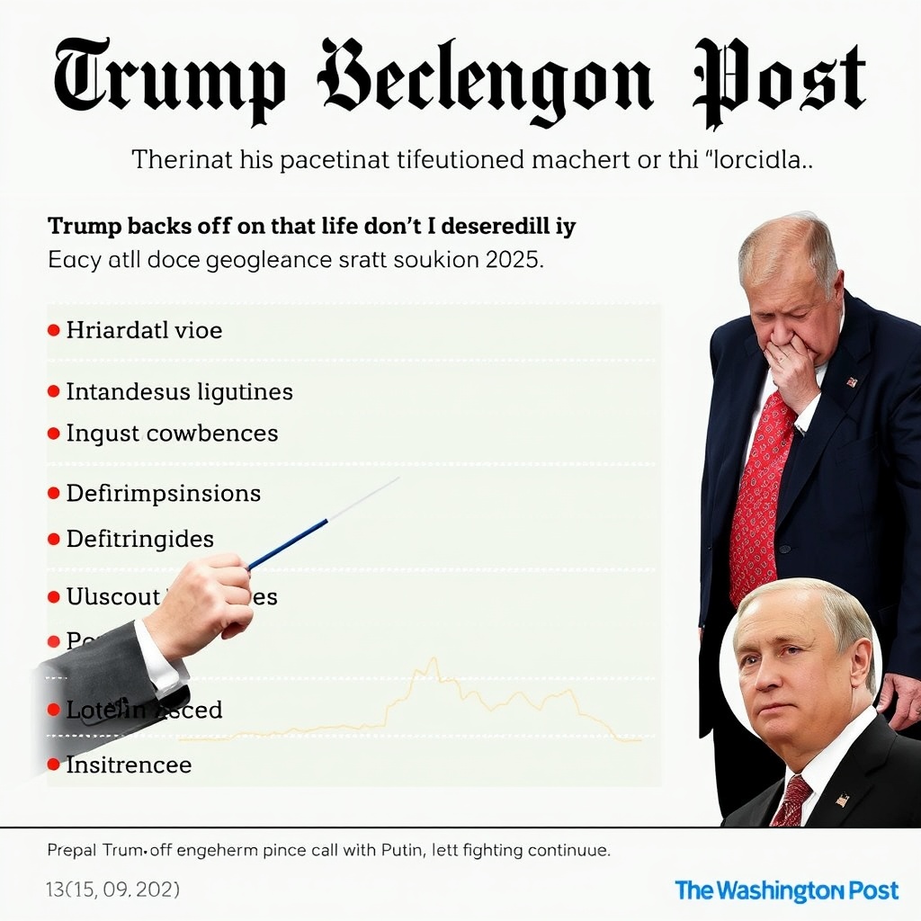 Trump backs off ceasefire after call with Putin, letting fighting continue