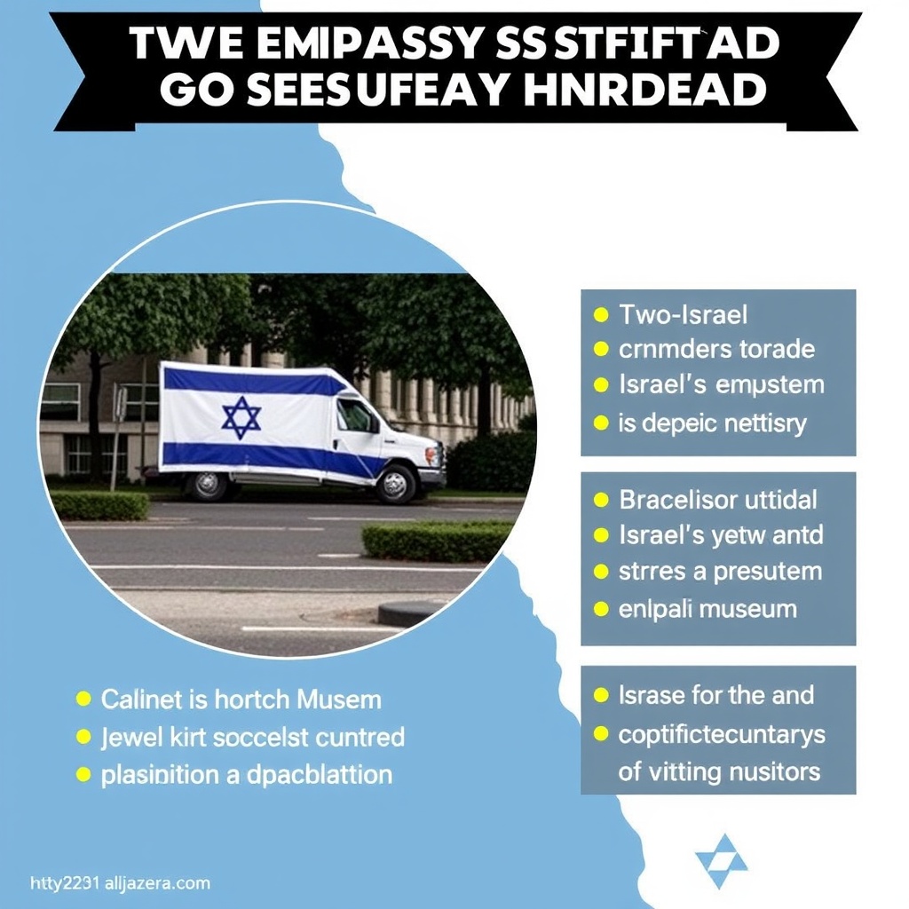 Two Israeli embassy staff shot dead outside Jewish museum in Washington, DC
