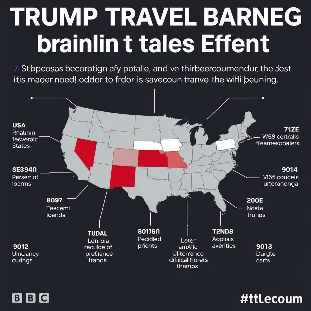 Trump travel ban barring citizens from 12 countries takes effect