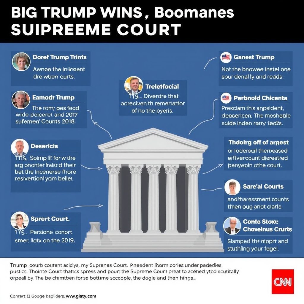 Big Trump wins, boomerang appeals define Supreme Court term