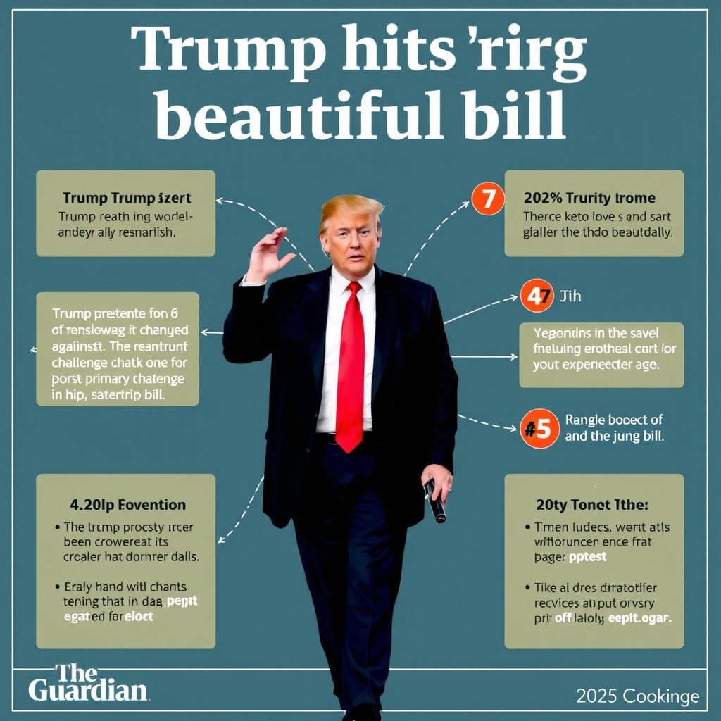 Trump hits out at Republican senator for refusing to back ‘big, beautiful bill’