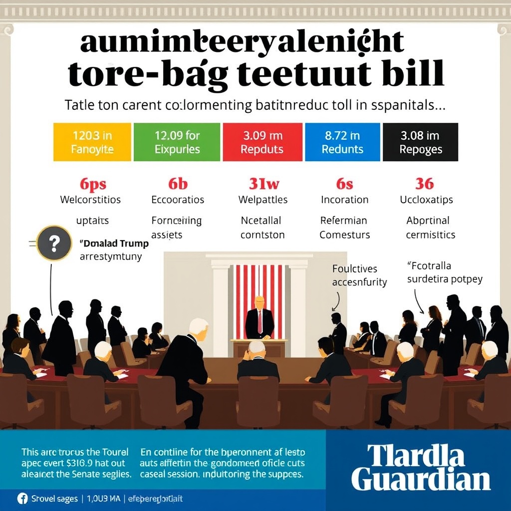 Marathon vote on Trump’s ‘big, beautiful bill’ continues as ‘vote-a-rama’ becomes longest in Senate history – US politics live