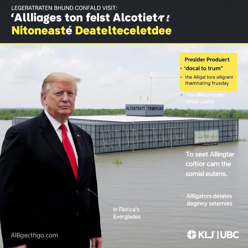 What to know about 'Alligator Alcatraz' migrant detention center amid Trump visit