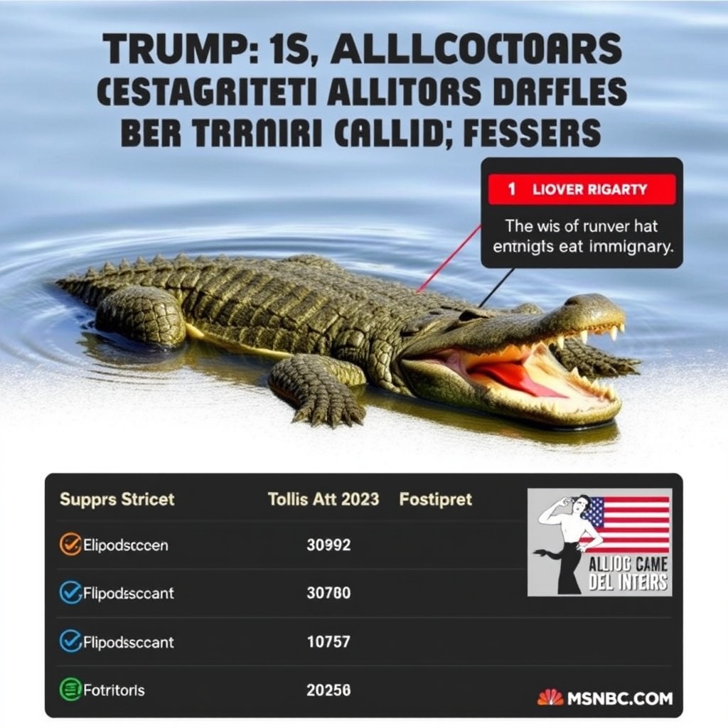 Trump's sadistic joke about alligators eating immigrants has a long history