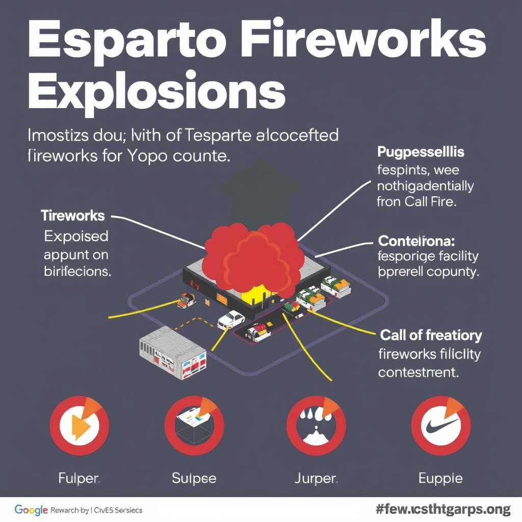Esparto fireworks explosions: 7 people remain unaccounted for, 2 injured