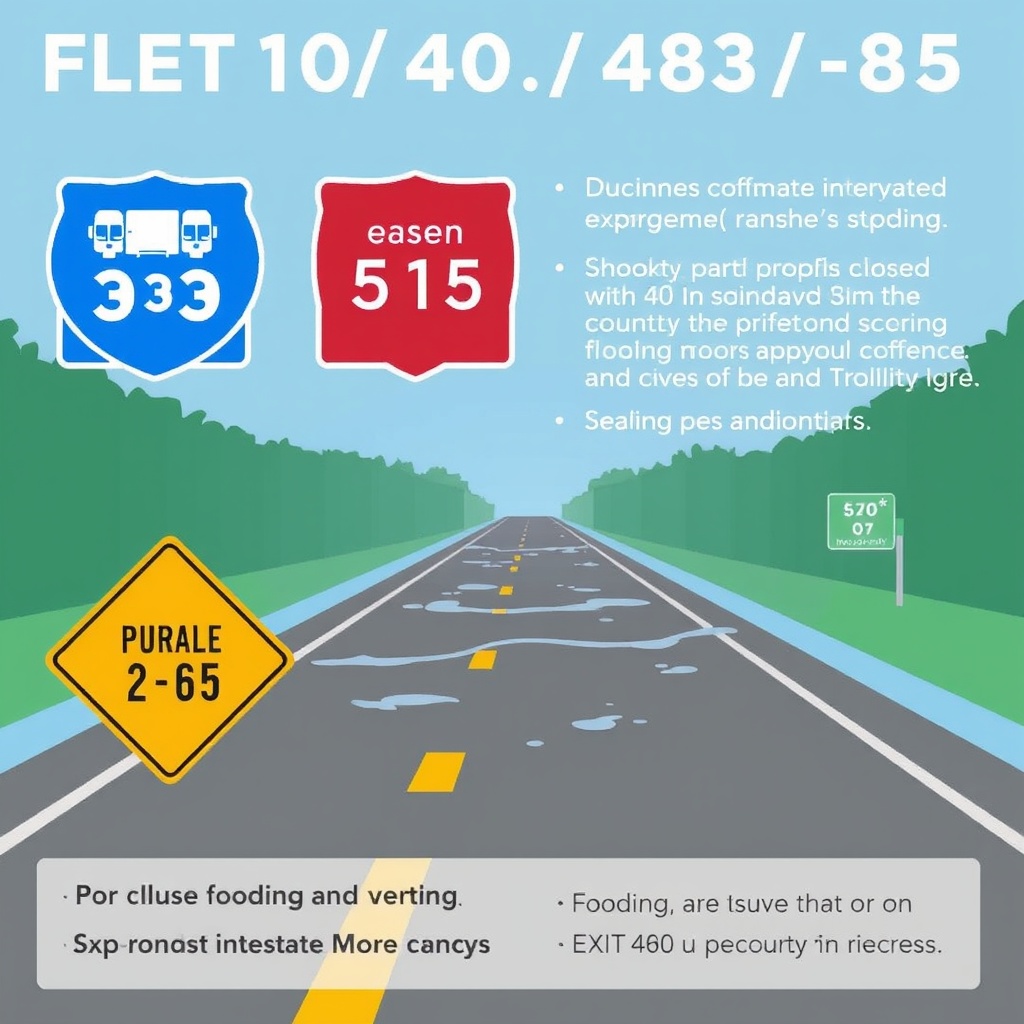Part of I-40/I-85 closed due to flooding, state of emergencies in Orange, Moore counties