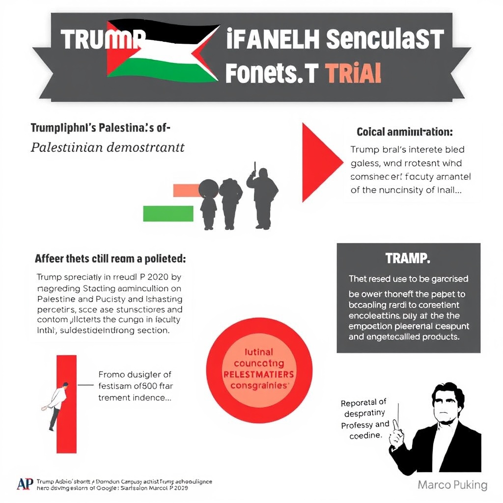 Trump administration’s crackdown on pro-Palestinian campus activists faces federal trial