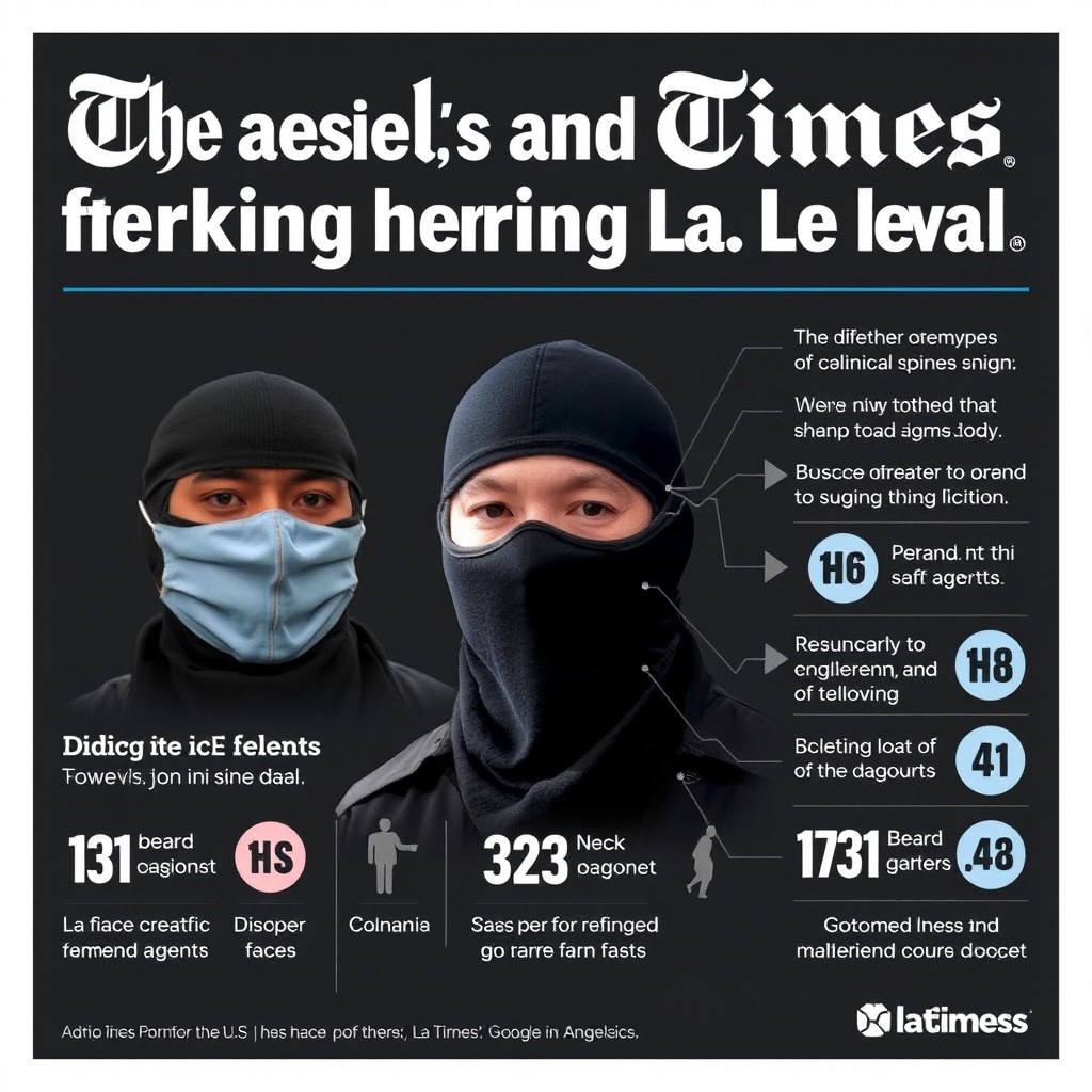 ICE agents wearing masks add new levels of intimidation, confusion during L.A. raids