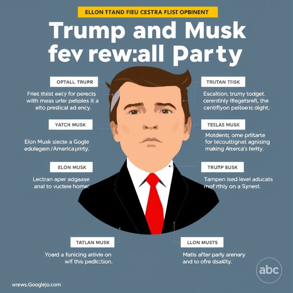 Trump and Musk feud escalates after Musk floats creating new political party