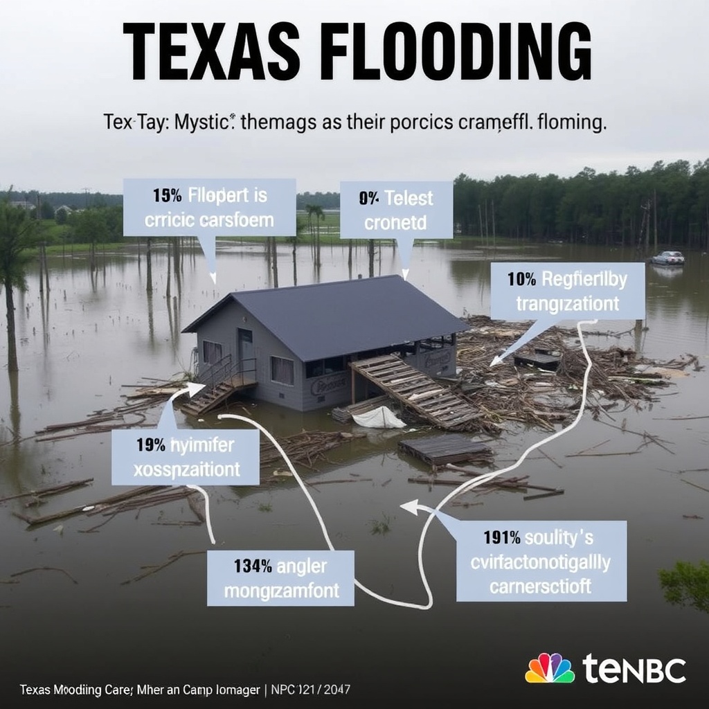 Texas flooding maps and photos: Camp Mystic among sites with catastrophic storm damage