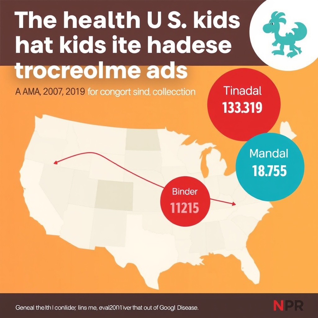 The health of U.S. kids has declined significantly since 2007, a new study finds