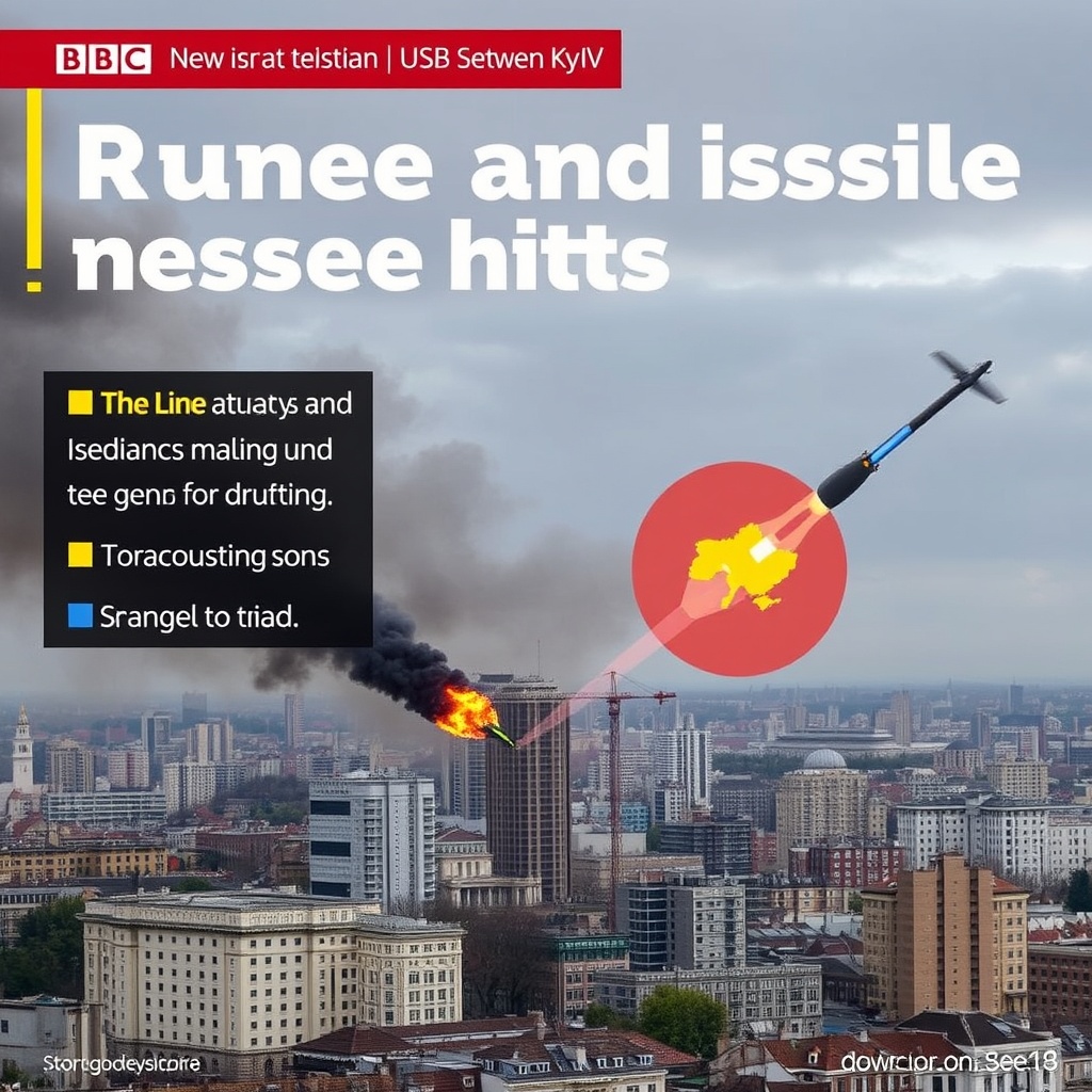Deadly new Russian drone and missile attack hits Kyiv