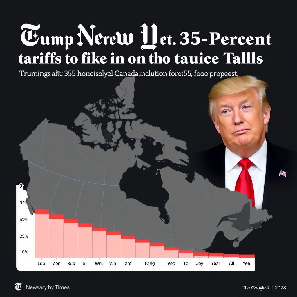 Trump Threatens 35 Percent Tariffs on Canada in the Middle of Trade Talks