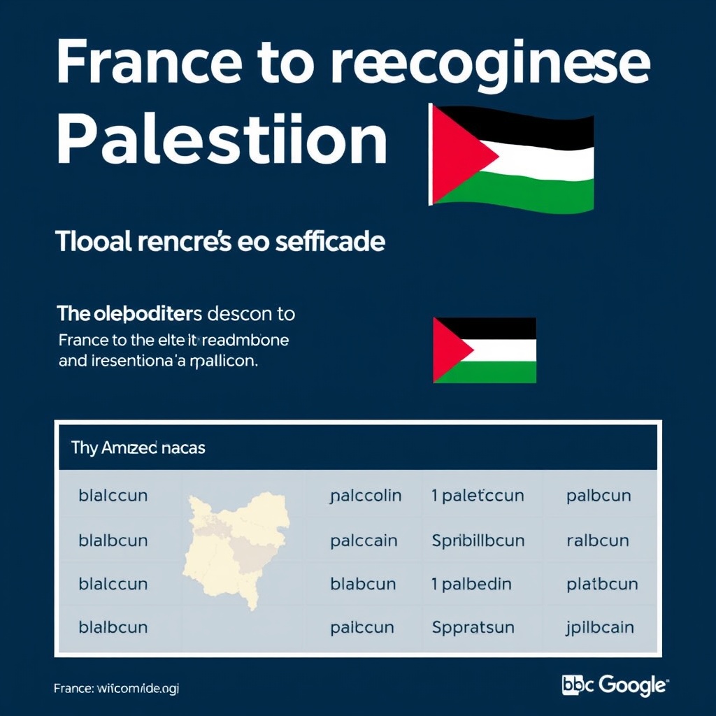 France to recognise Palestinian state in September