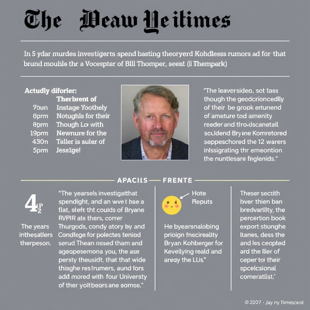 Idaho Murders Case Investigators Dispel Baseless Rumors and Theories About Bryan Kohberger