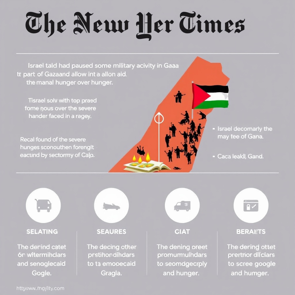 Israel Says It Has Paused Some Military Activity in Gaza as Anger Grows Over Hunger