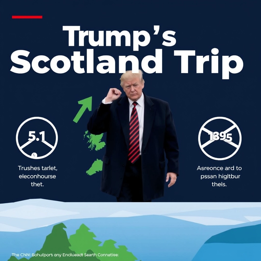 Trump’s Scotland trip latest example of blending private business with presidential duties