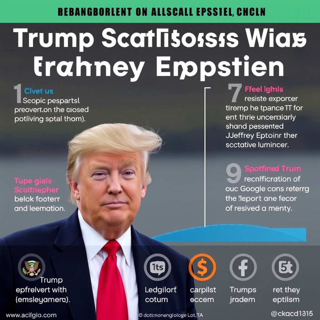 Trump, in Scotland, gives more details about his falling out with Jeffrey Epstein