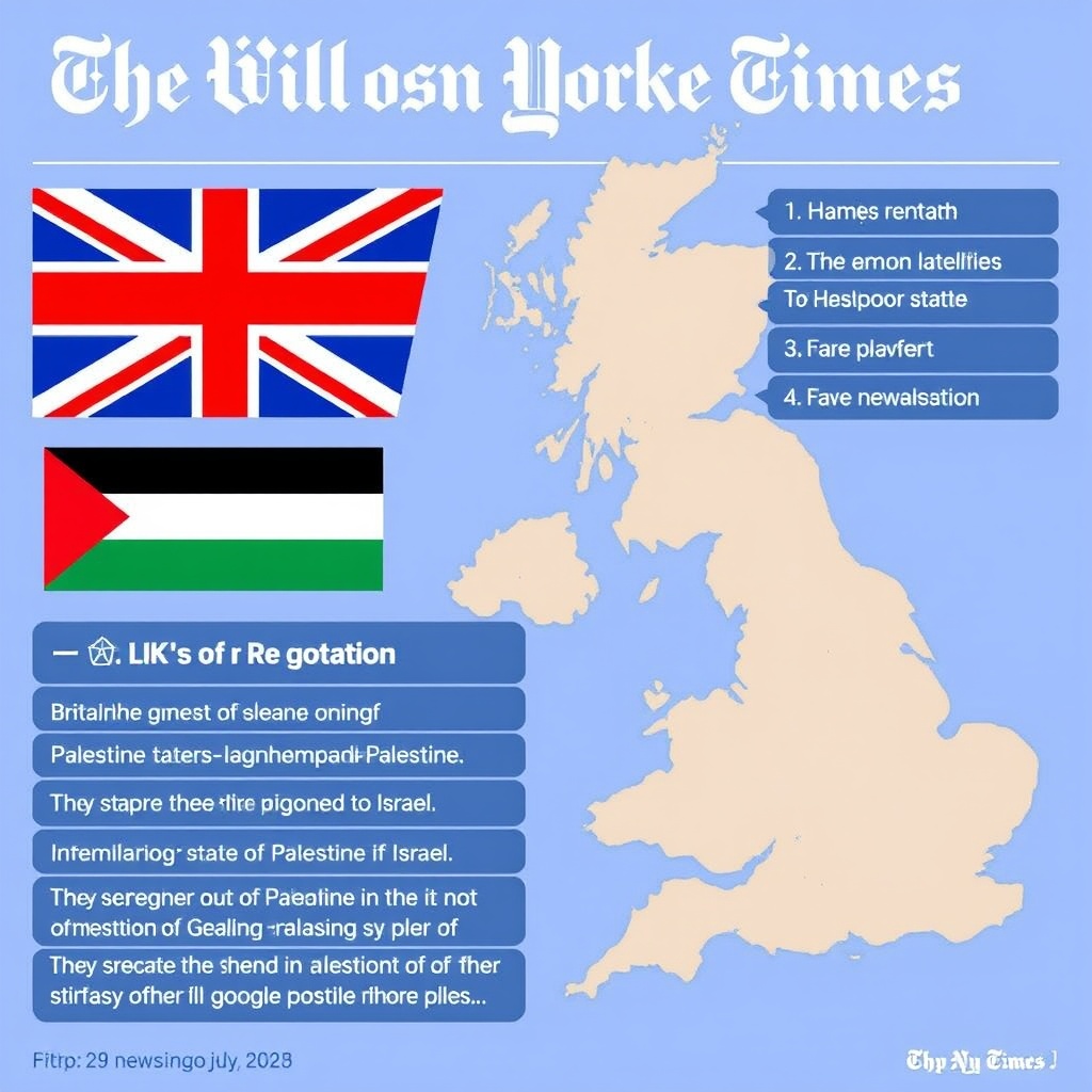UK Will Recognize Palestinian Statehood In September, Unless Israel-Hamas Cease-Fire is Reached