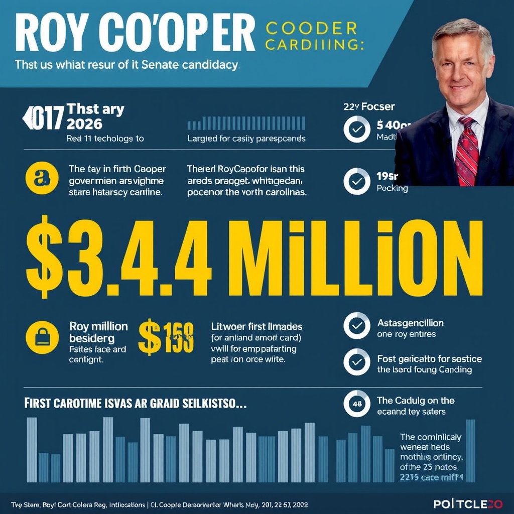 Roy Cooper raises $3.4 million in first 24 hours of his Senate candidacy