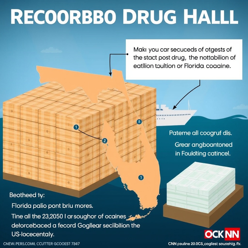 Record drug haul seized by US Coast Guard was enough to ‘fatally overdose the entire population’ of Florida, official says