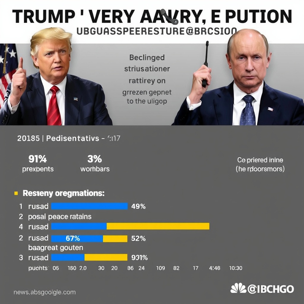 Trump 'very angry' with Putin as Russia's strikes on Ukraine continue despite peace push