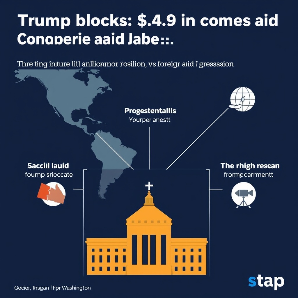 Trump blocks $4.9B in foreign aid Congress OK'd, using maneuver last seen nearly 50 years ago