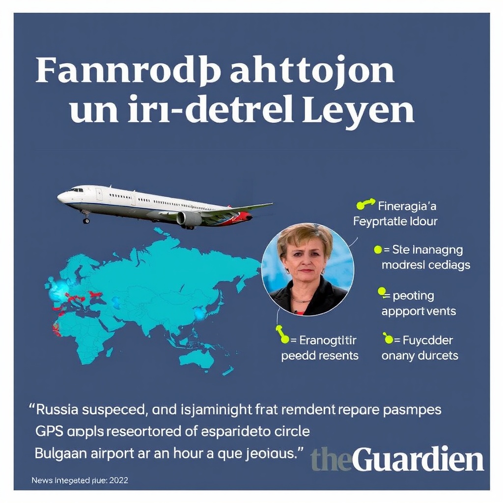 Russia suspected of jamming GPS on plane carrying Ursula von der Leyen
