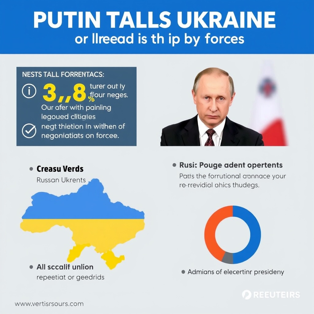 Putin tells Ukraine: End war via talks or I will end it by force