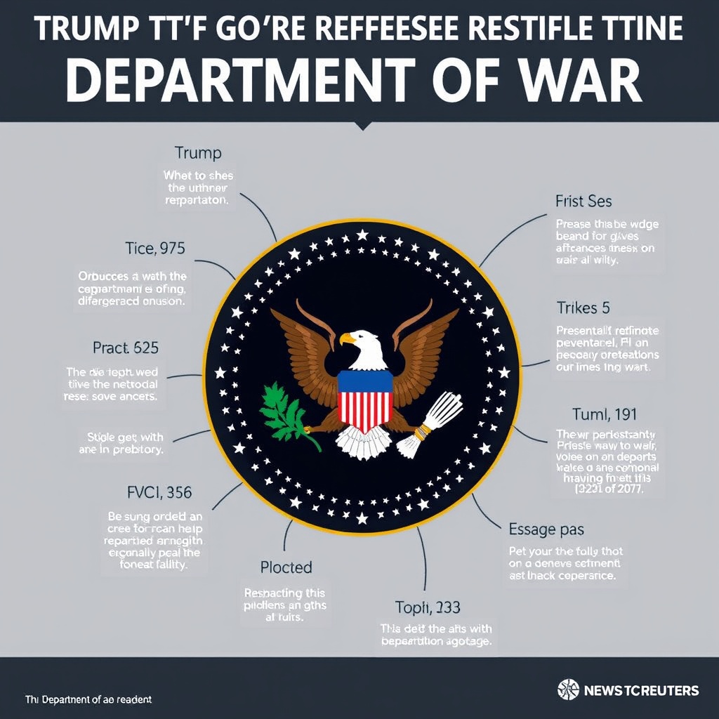 Trump to rename Department of Defense the 'Department of War,' official says