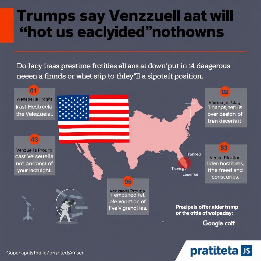 Trumps says Venezuelan jets will be 'shot down' if they endanger US ships