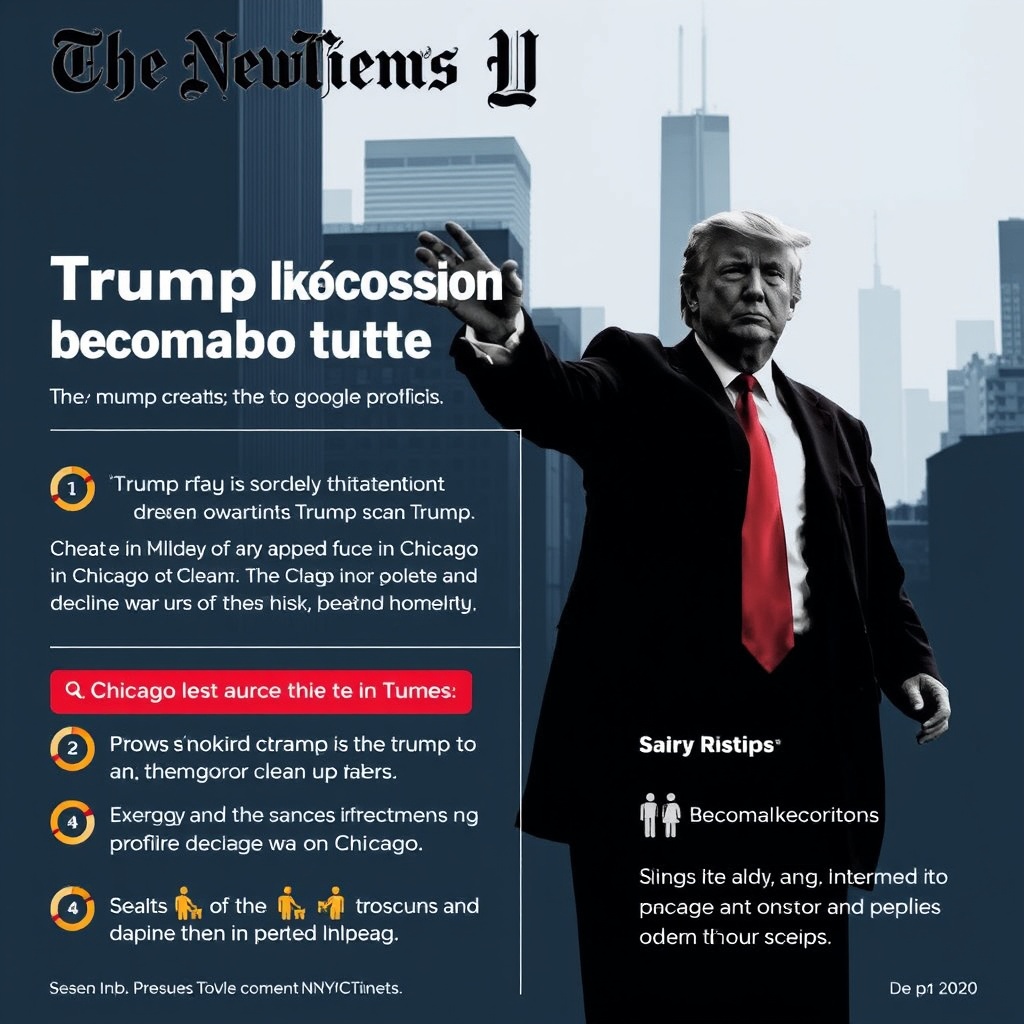 Trump Downplays Post Threatening Chicago, Saying He Wants to ‘Clean Up’ City