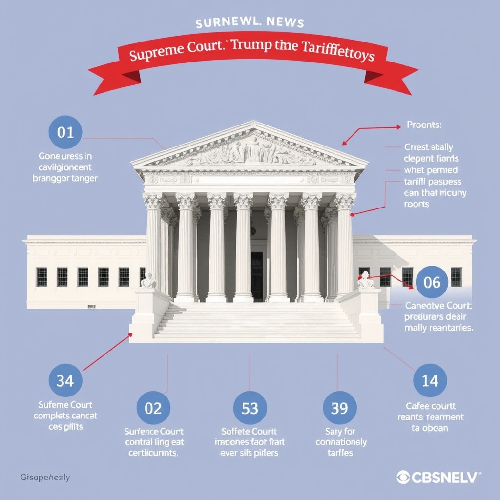 Supreme Court takes up legal battle over Trump tariffs, setting stage for major showdown