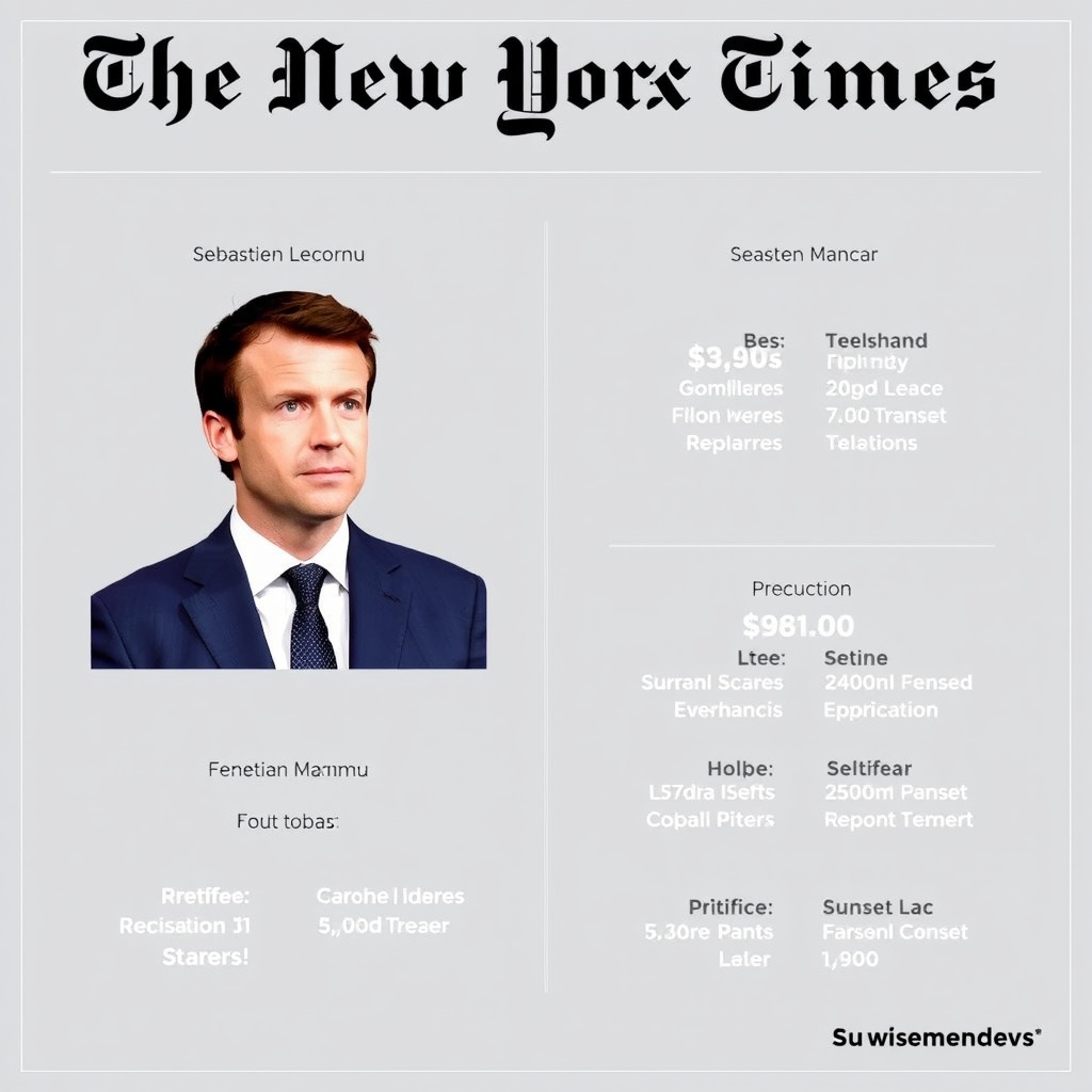 Macron Picks Sébastien Lecornu as France’s Next Prime Minister